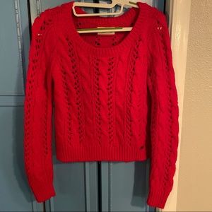 Red Hollister Sweater